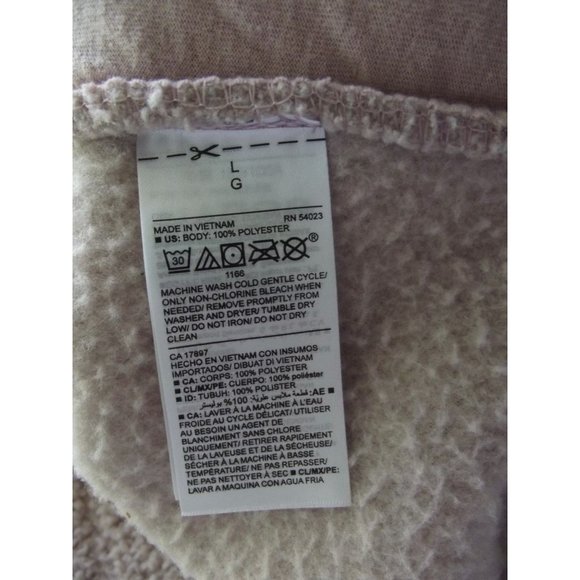 Old Navy 1/2-Zip Pullover Womens Large Sherpa Mauve Plum Pink jacket shirt - Picture 9 of 9